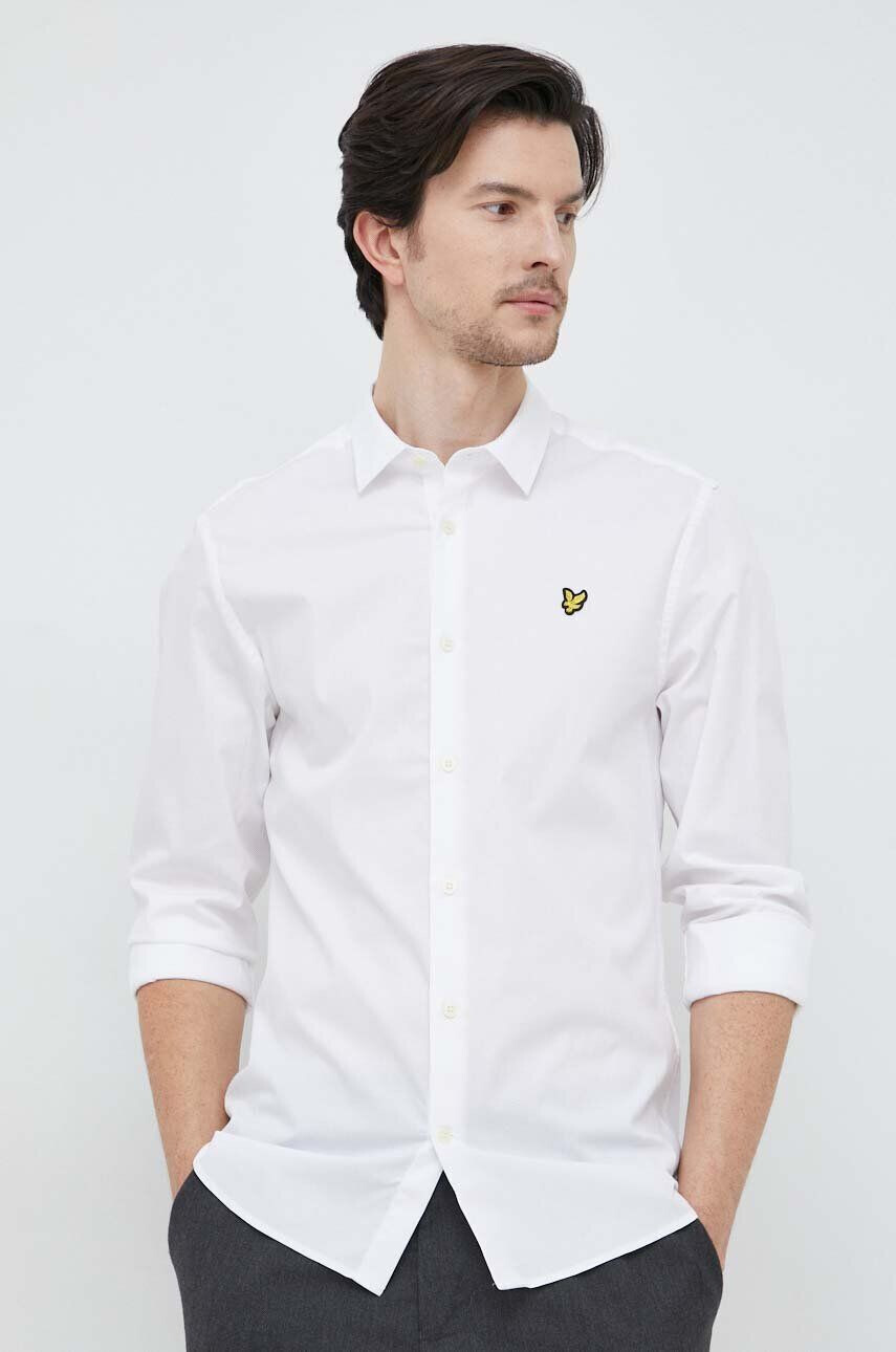 Lyle & Scott Πουκάμισο χρώμα: άσπρο - Pepit.gr