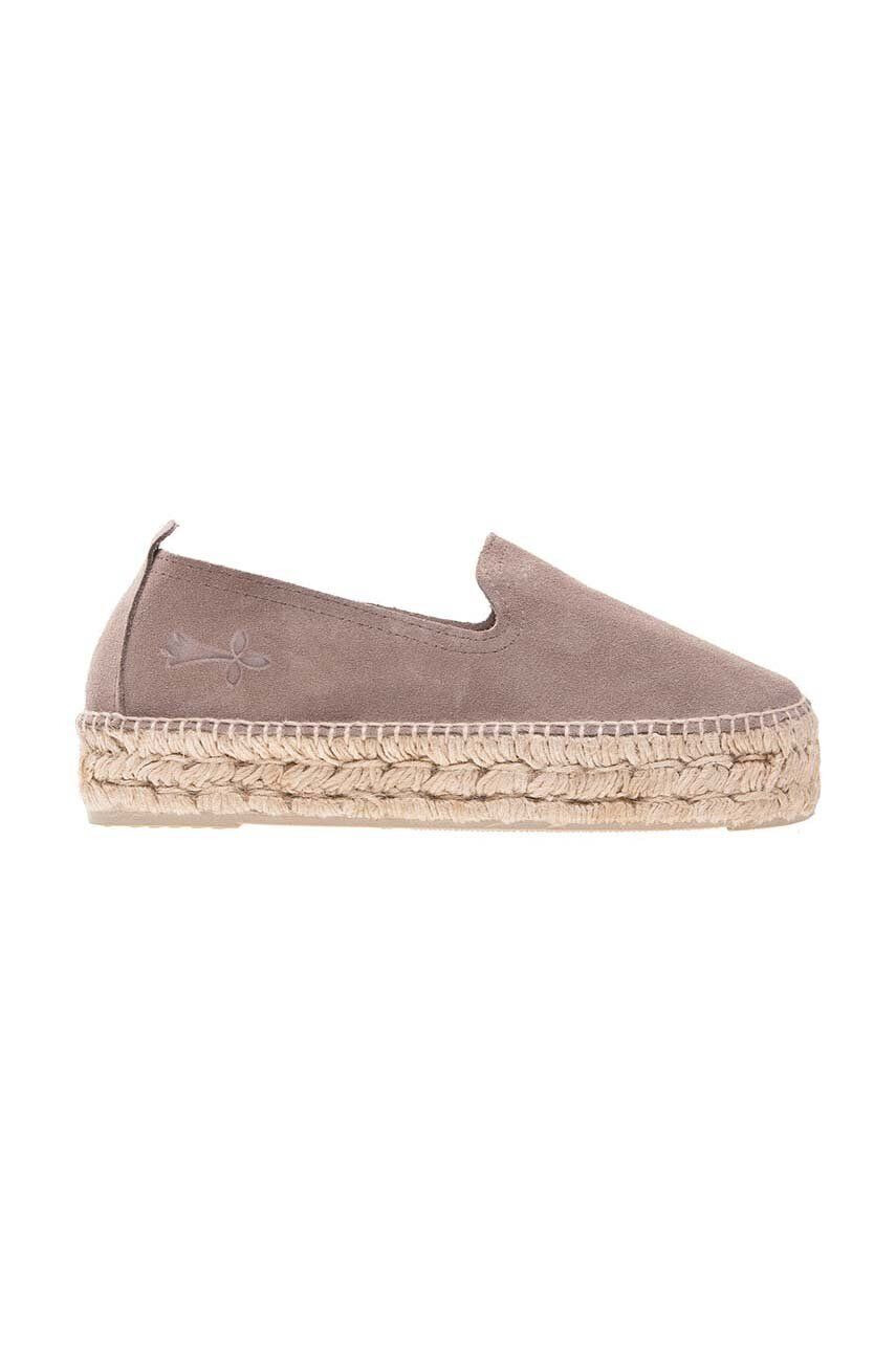 Manebi Εσπαντρίγιες σουέτ Double Sole Espadrilles - Pepit.gr