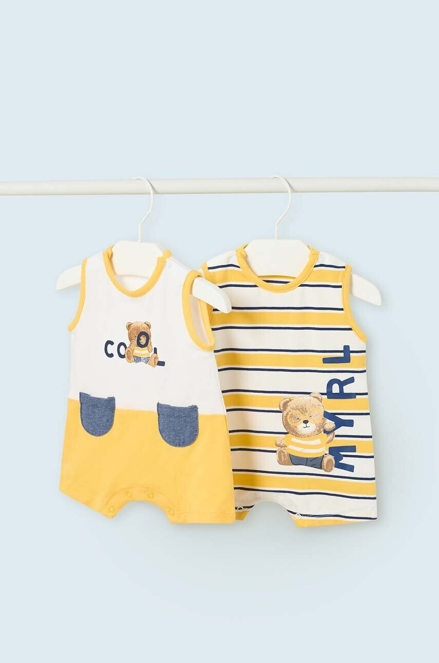 Mayoral Newborn Βρεφικά φορμάκια 2-pack - Pepit.gr