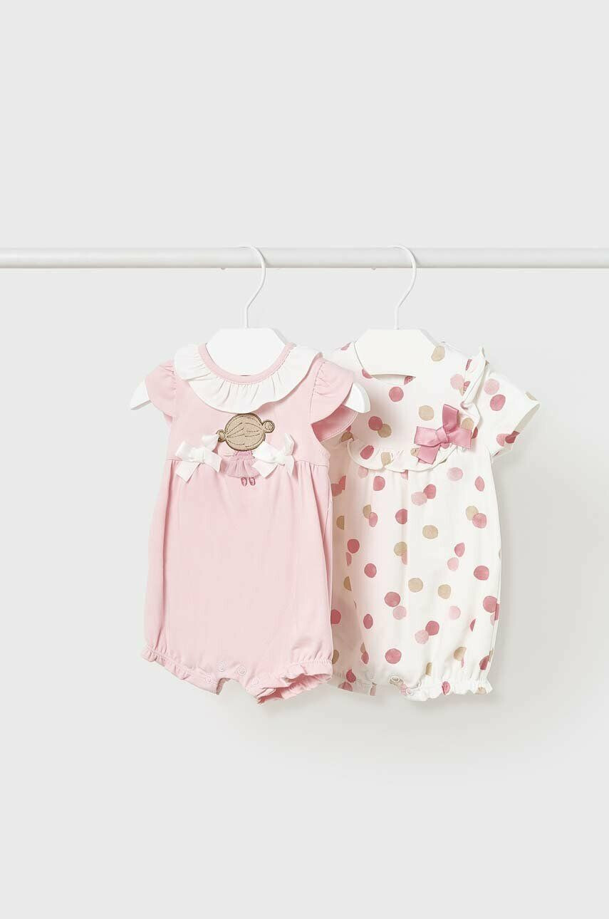 Mayoral Newborn Βρεφικά φορμάκια 2-pack - Pepit.gr