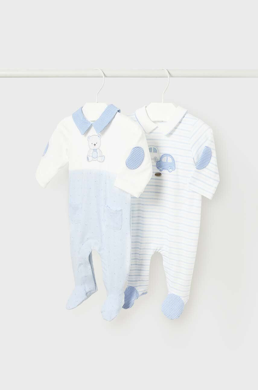 Mayoral Newborn Φόρμες με φουφούλα μωρού 2-pack - Pepit.gr