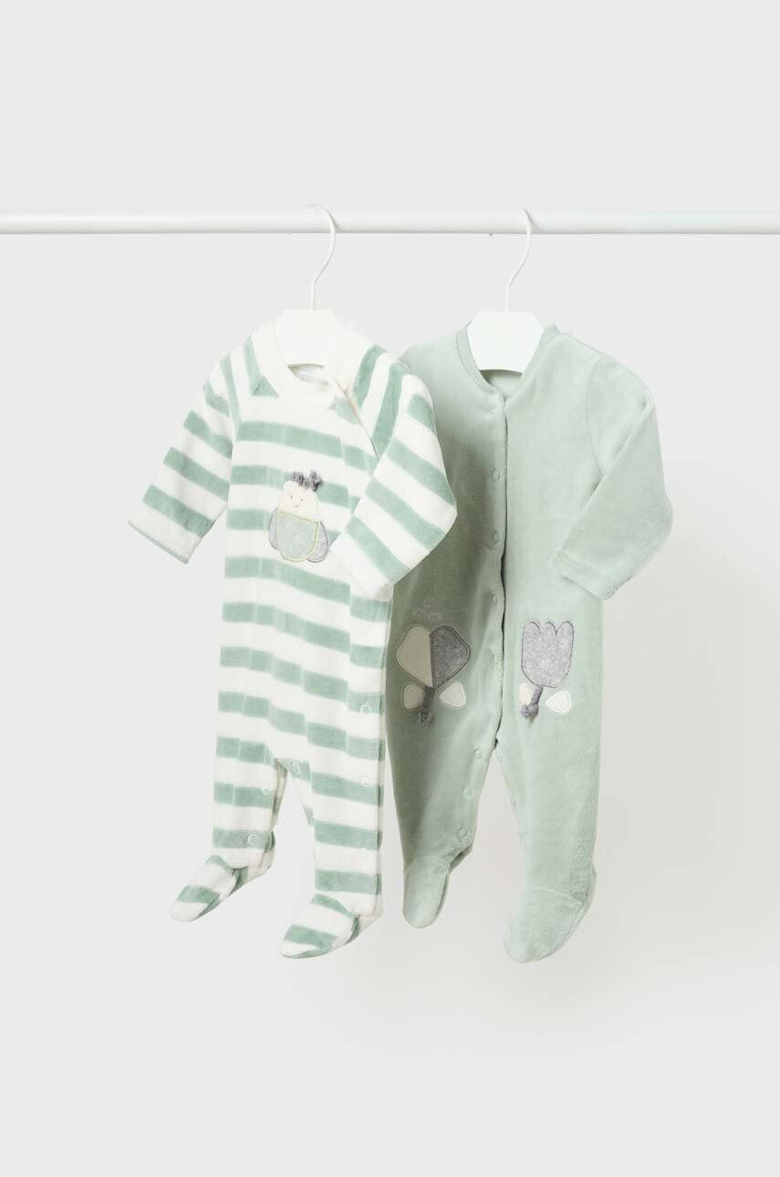 Mayoral Newborn Φόρμες με φουφούλα μωρού 2-pack - Pepit.gr