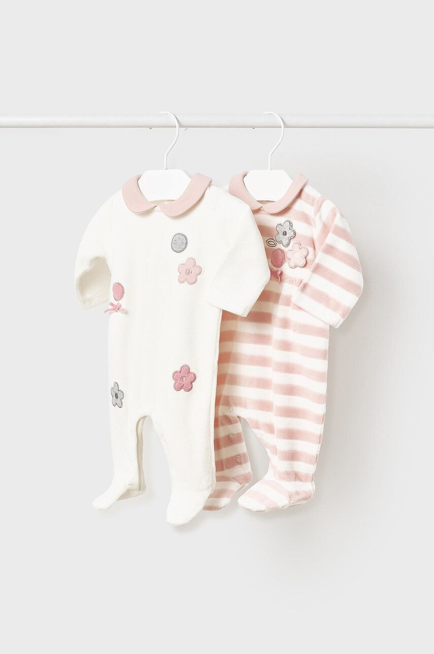 Mayoral Newborn Φόρμες με φουφούλα μωρού 2-pack - Pepit.gr