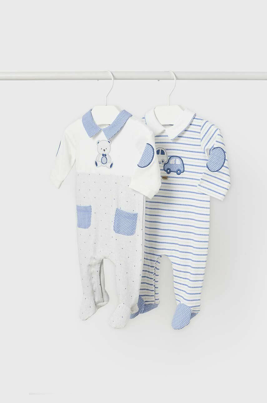 Mayoral Newborn Φόρμες με φουφούλα μωρού 2-pack - Pepit.gr