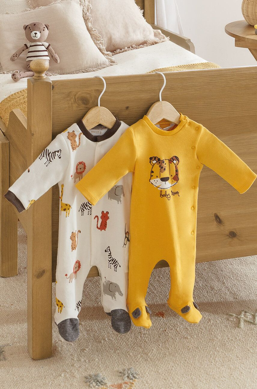 Mayoral Newborn Φόρμες μωρού (2-pack) + śliniak - Pepit.gr