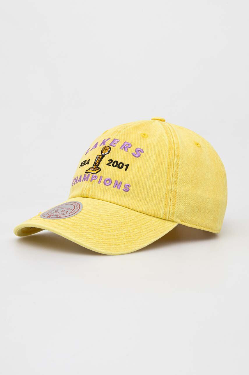 Mitchell&Ness Βαμβακερό καπέλο του μπέιζμπολ Los Angeles Lakers - Pepit.gr