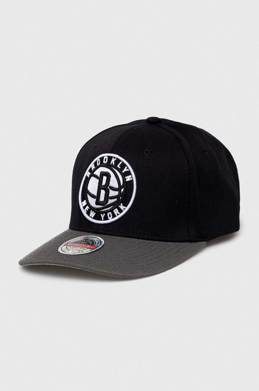 Mitchell&Ness Καπάκι με μείγμα μαλλί Brooklyn Nets - Pepit.gr