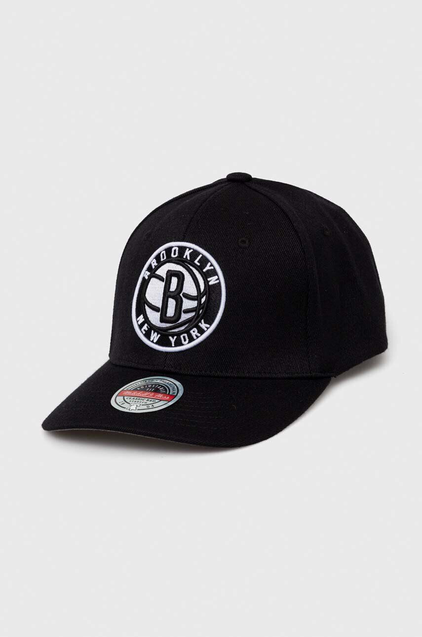 Mitchell&Ness Καπάκι με μείγμα μαλλί Brooklyn Nets - Pepit.gr