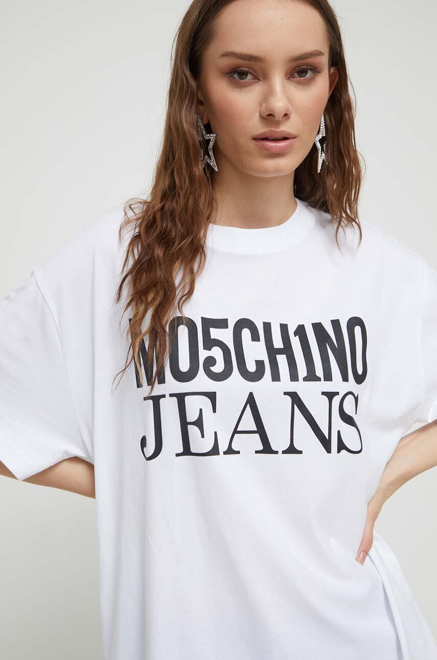 Moschino Jeans Βαμβακερό μπλουζάκι - Pepit.gr