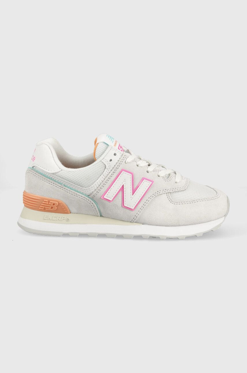 New Balance Αθλητικά Wl574cj2 χρώμα: γκρι - Pepit.gr