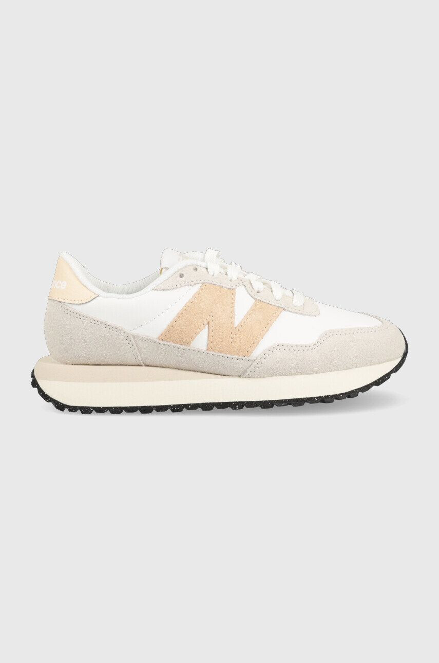 New Balance Αθλητικά WS237RA χρώμα: μπεζ - Pepit.gr