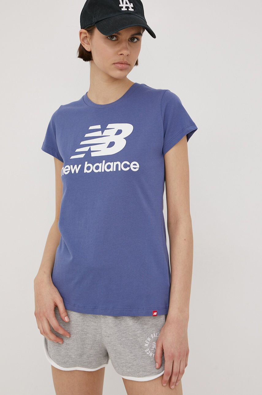 New Balance Βαμβακερό μπλουζάκι - Pepit.gr