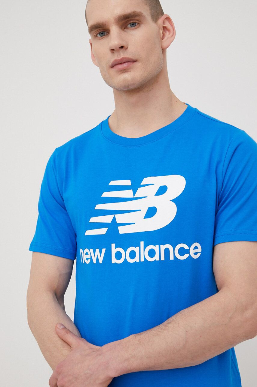 New Balance Βαμβακερό μπλουζάκι - Pepit.gr