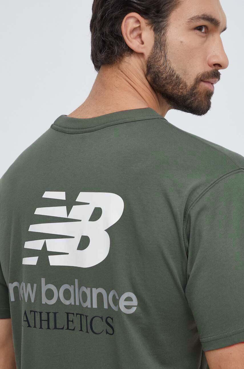 New Balance Βαμβακερό μπλουζάκι - Pepit.gr