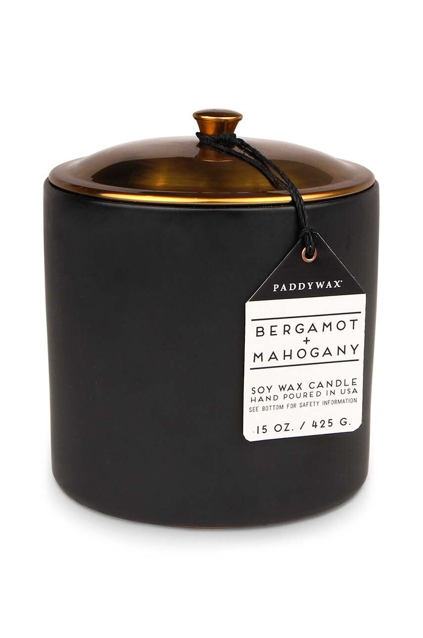 Paddywax Αρωματικό κερί σόγιας Bergamot & Mahogony 425 g - Pepit.gr