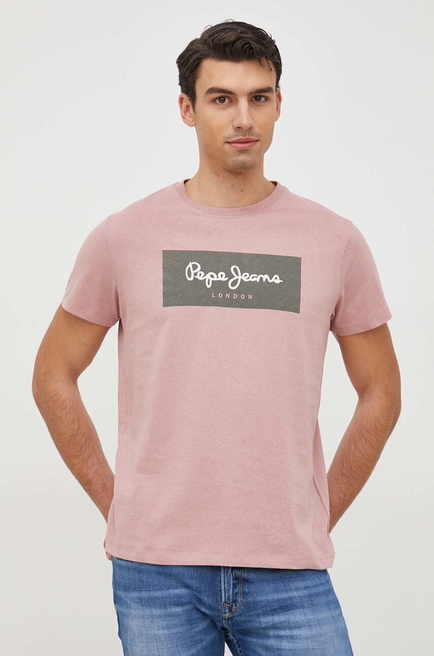 Pepe Jeans Βαμβακερό μπλουζάκι Aaron - Pepit.gr