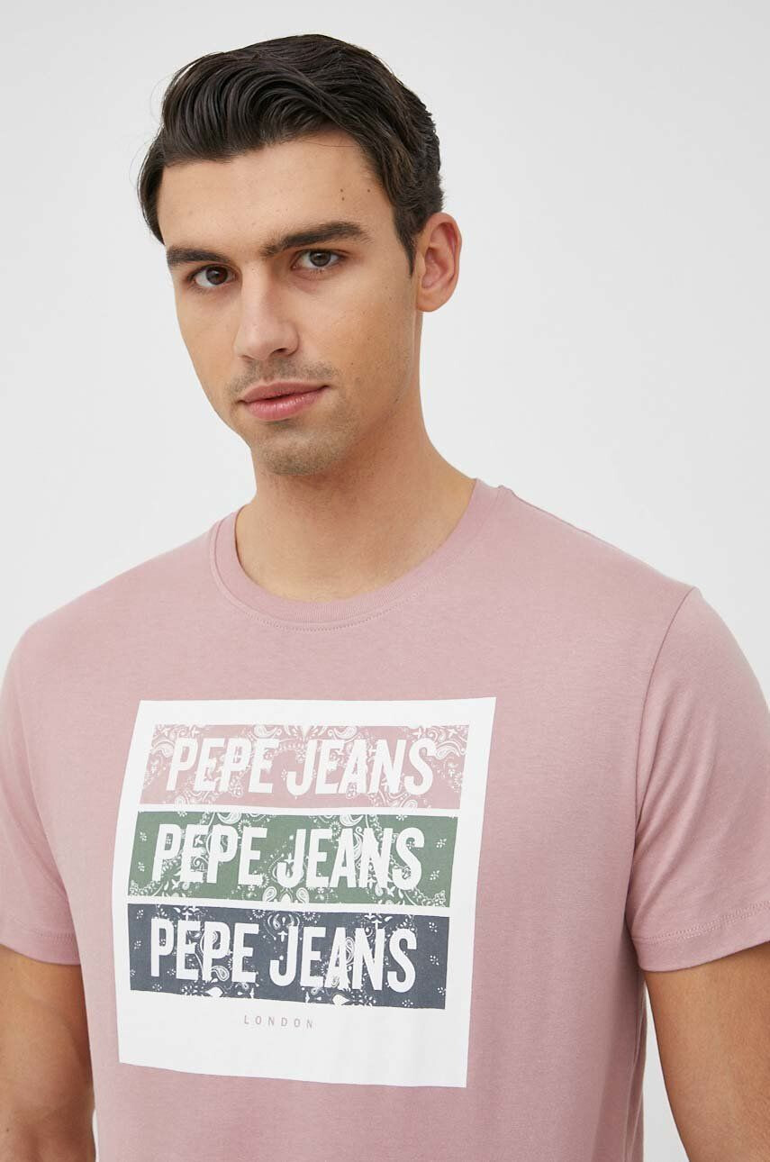 Pepe Jeans Βαμβακερό μπλουζάκι Acee - Pepit.gr