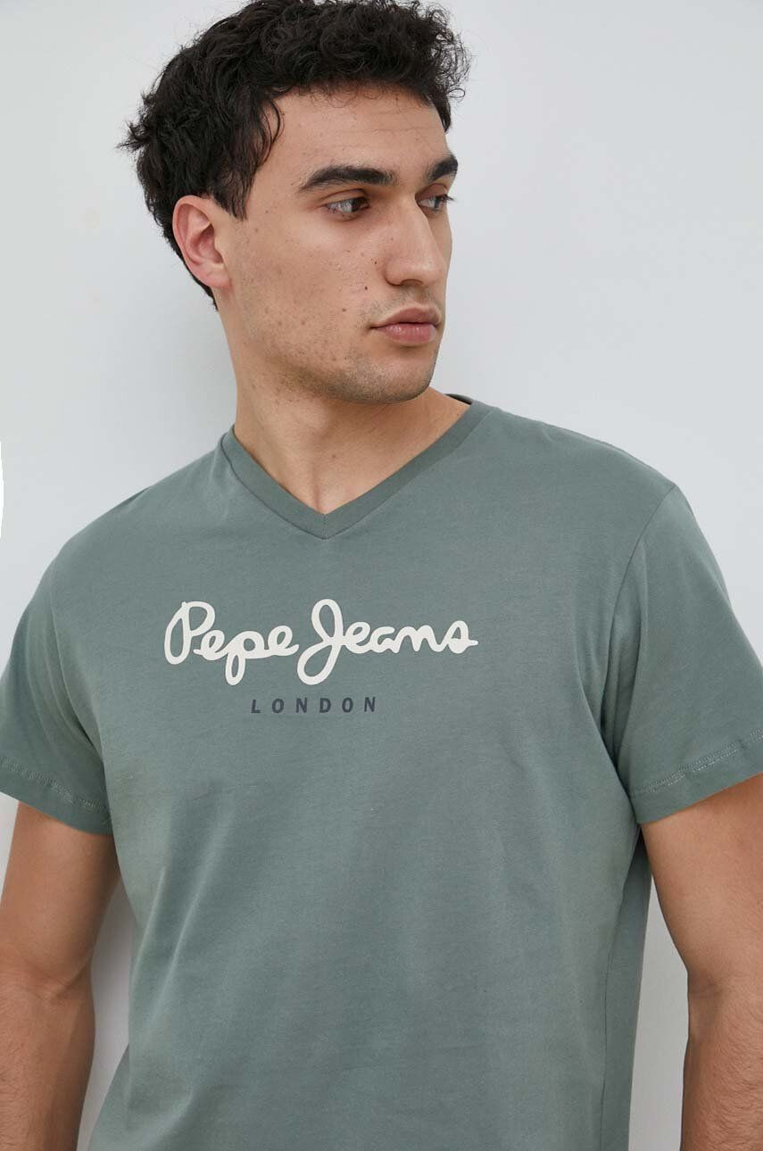 Pepe Jeans Βαμβακερό μπλουζάκι Eggo - Pepit.gr