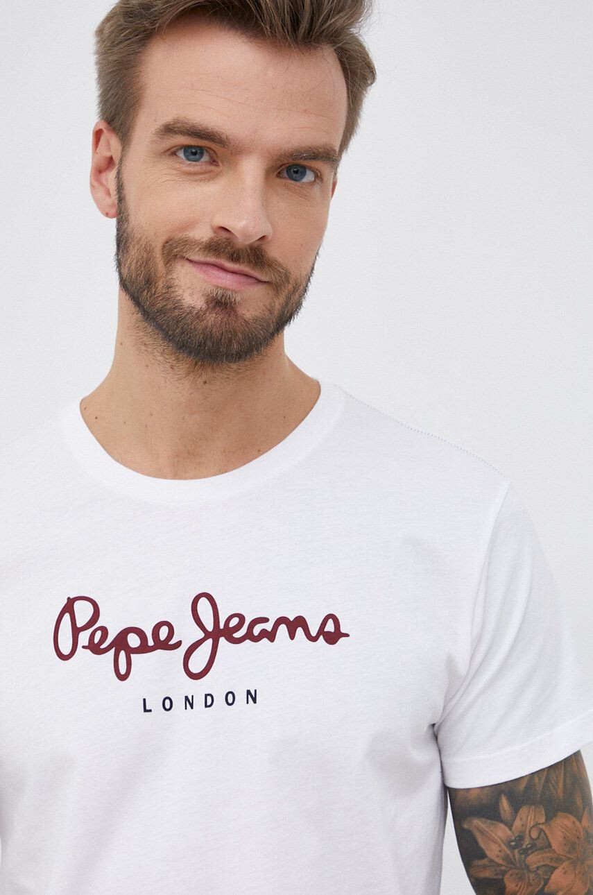 Pepe Jeans Βαμβακερό μπλουζάκι EGGO N - Pepit.gr