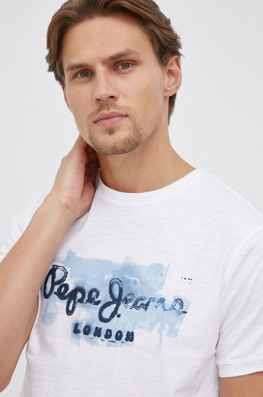 Pepe Jeans Βαμβακερό μπλουζάκι GOLDERS N - Pepit.gr