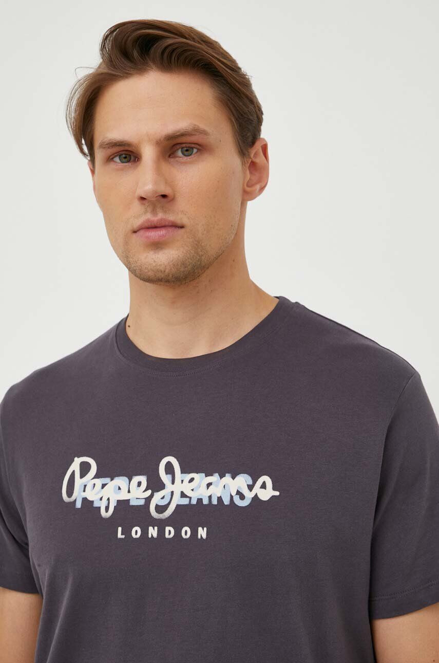 Pepe Jeans Βαμβακερό μπλουζάκι Keegan - Pepit.gr