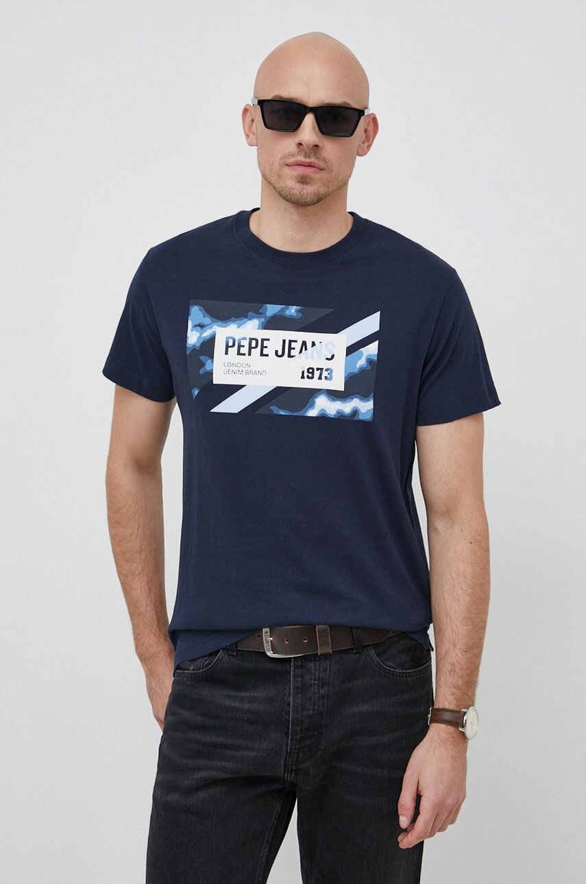 Pepe Jeans Βαμβακερό μπλουζάκι Rederick - Pepit.gr