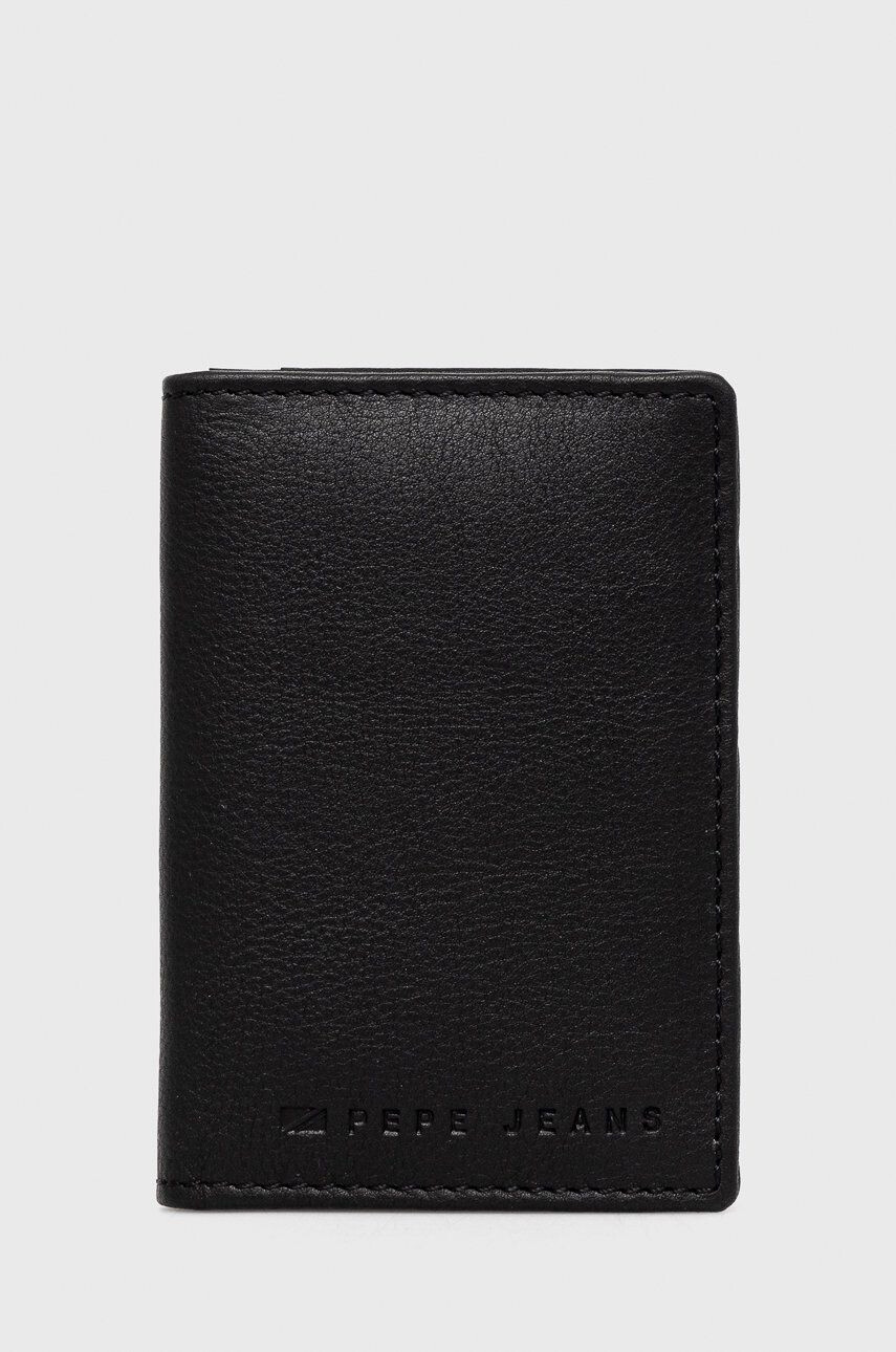 Pepe Jeans Δερμάτινη θήκη για κάρτες Adan Wallet - Pepit.gr