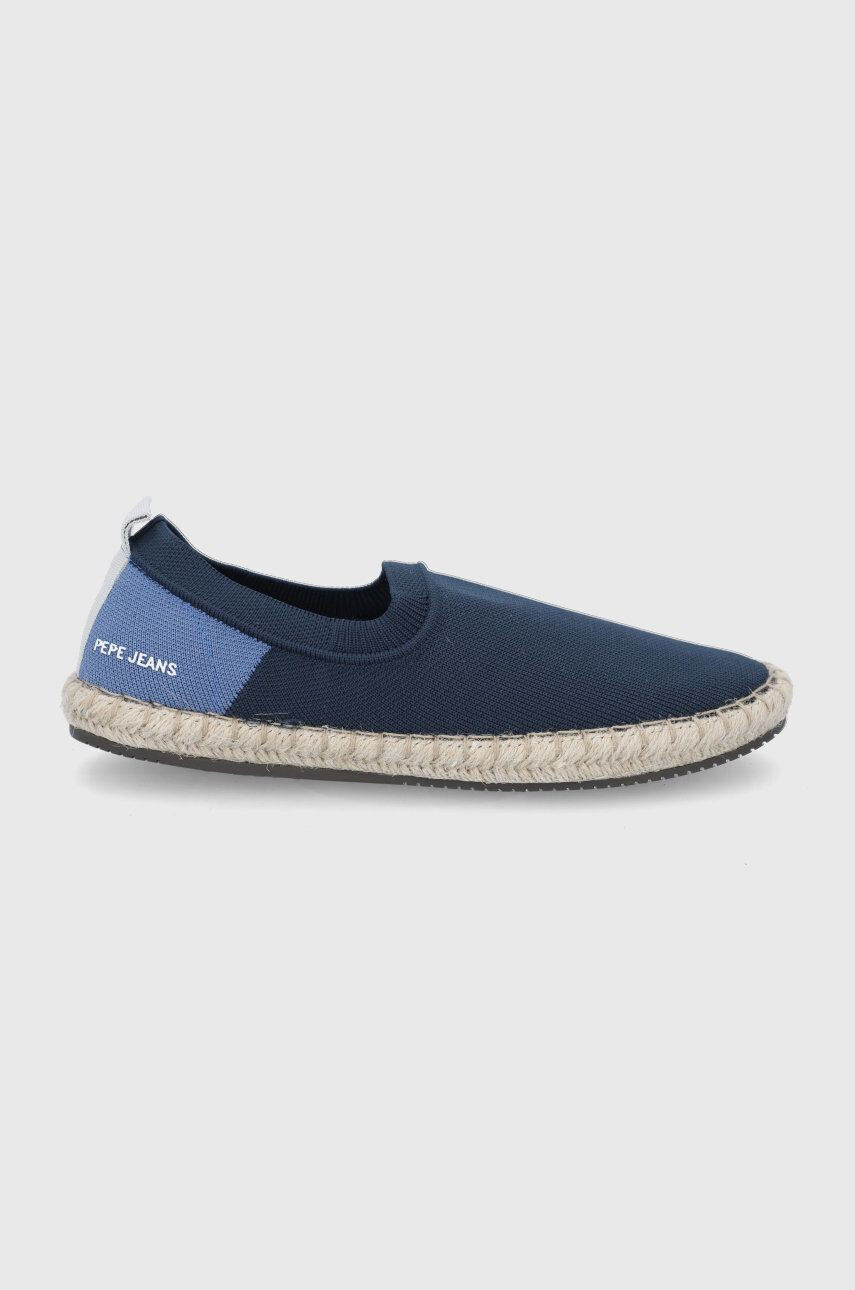 Pepe Jeans Εσπαντρίγιες Tourist Slip On Knit χρώμα: ναυτικό μπλε - Pepit.gr