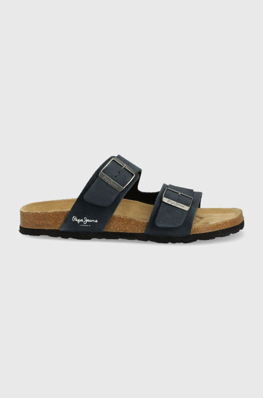 Pepe Jeans Παντόφλες σουέτ Bio Man Suede 22 - Pepit.gr