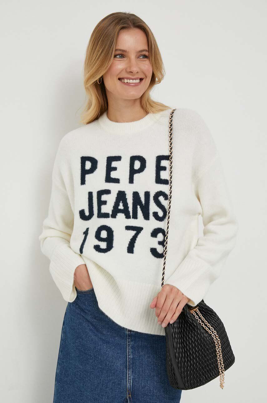 Pepe Jeans Πουλόβερ με προσθήκη μαλλιού ELARA - Pepit.gr