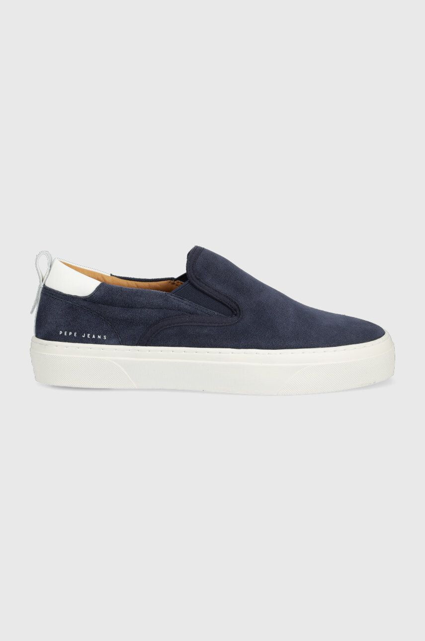 Pepe Jeans Σουέτ sneakers Yogi Slip On - Pepit.gr