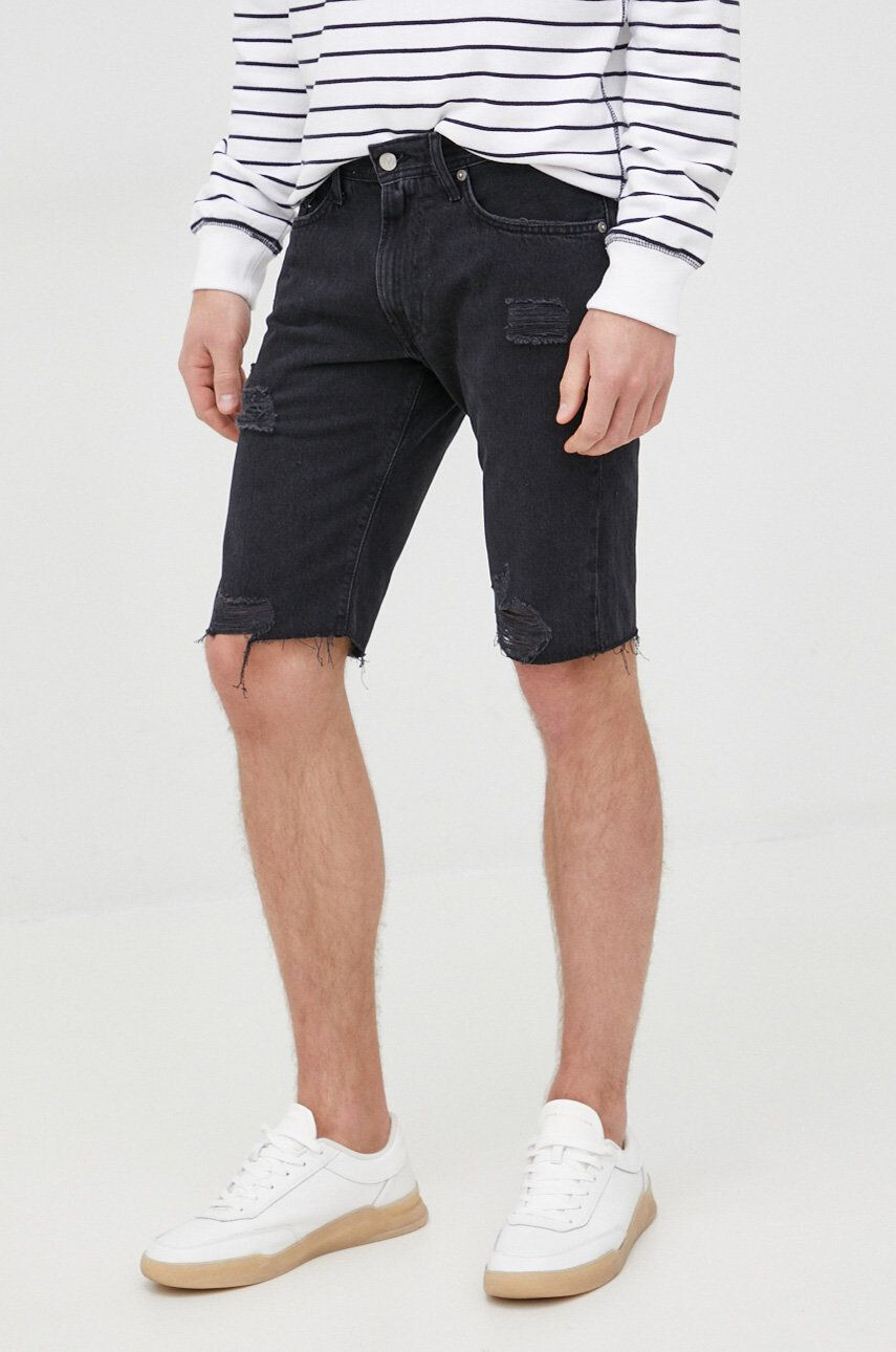 Pepe Jeans Τζιν σορτς Stanley Short Destroy - Pepit.gr