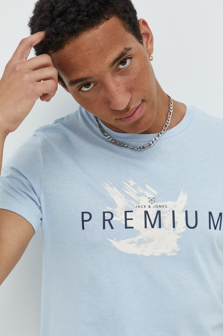 Premium by Jack&Jones Βαμβακερό μπλουζάκι - Pepit.gr