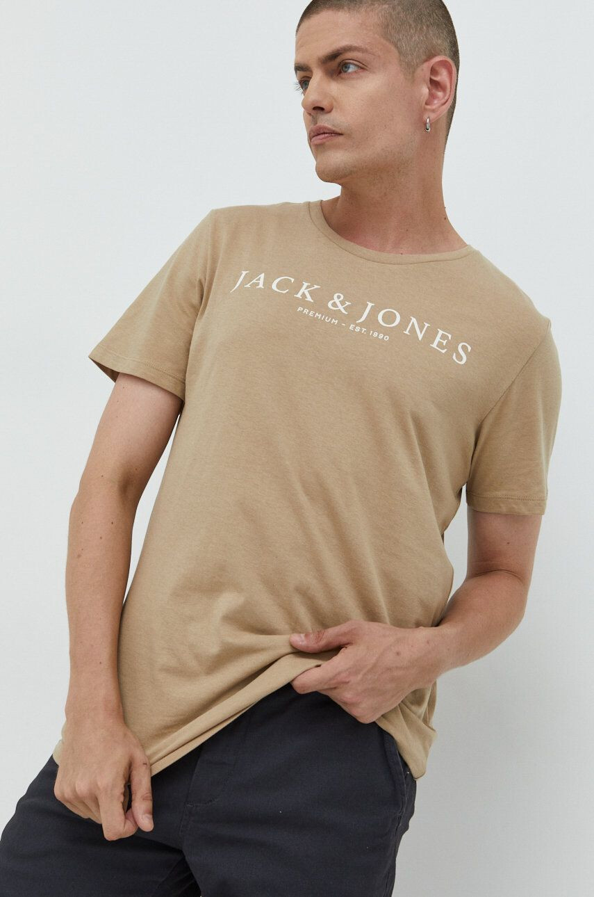 Premium by Jack&Jones Βαμβακερό μπλουζάκι - Pepit.gr