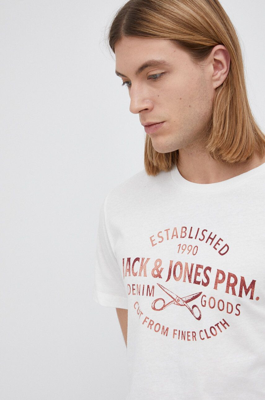 Premium by Jack&Jones Βαμβακερό μπλουζάκι - Pepit.gr