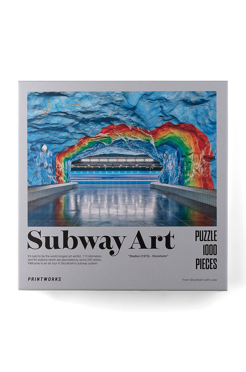 Printworks Παζλ Subway Art Rainbow 1000 elementów - Pepit.gr