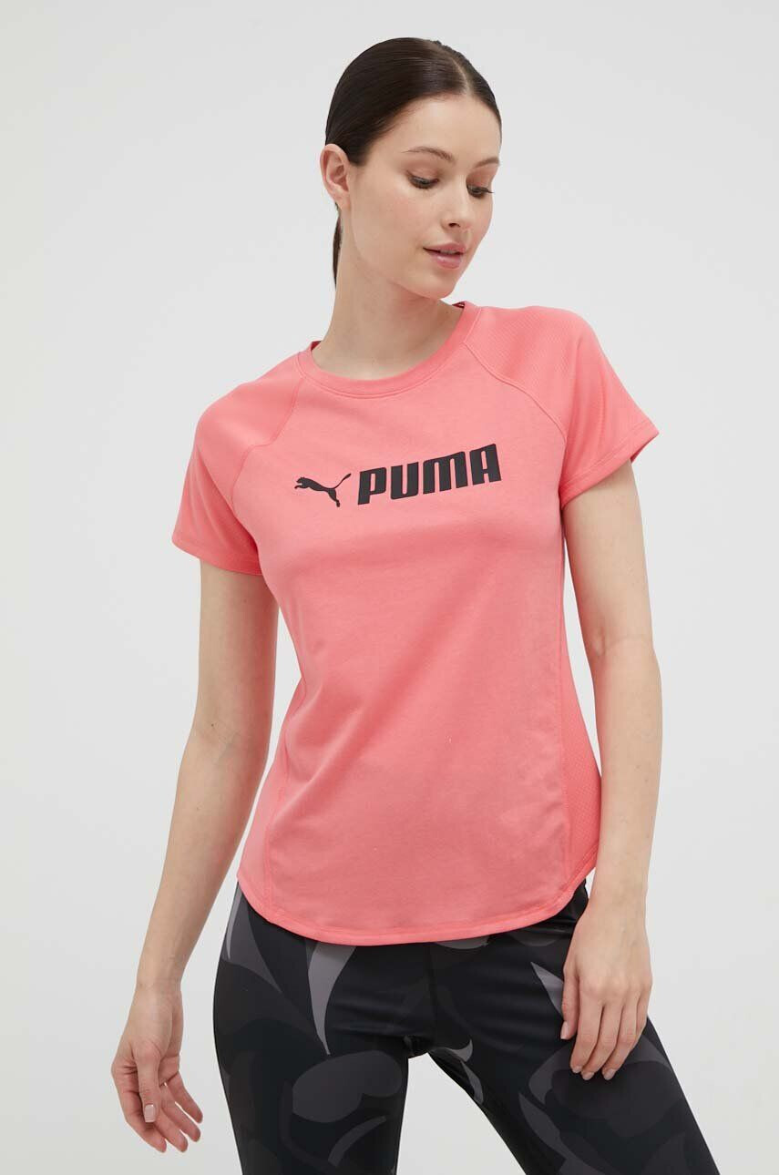 Puma Μπλουζάκι προπόνησης Fit Logo - Pepit.gr