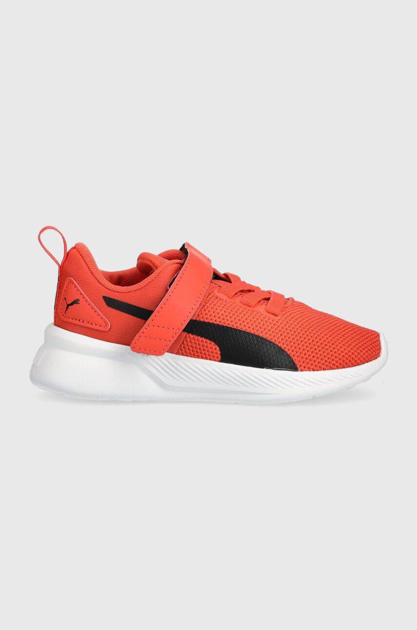 Puma Παιδικά αθλητικά παπούτσια Flyer Runner V PS χρώμα: κόκκινο - Pepit.gr