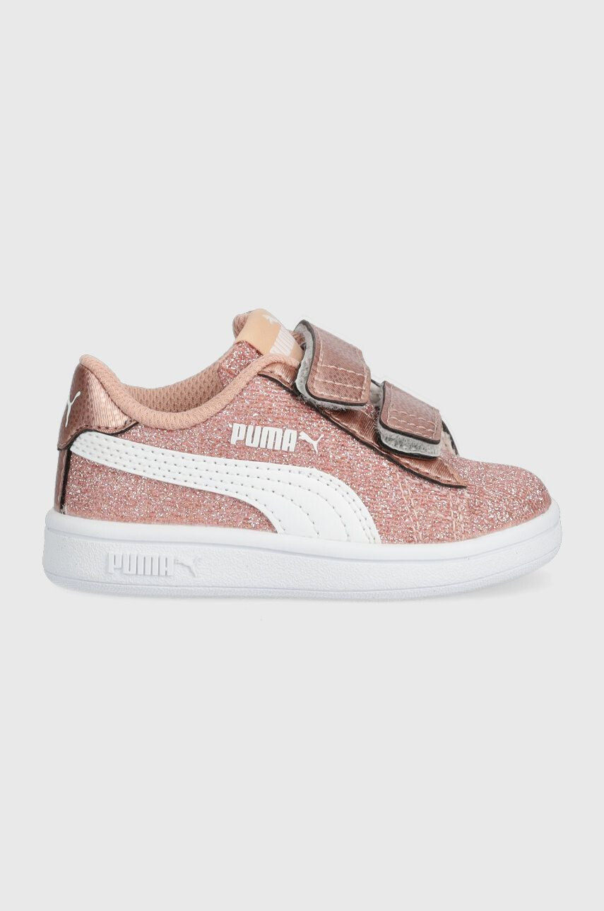 Puma Παιδικά αθλητικά παπούτσια Smash V2 Glitz Glam - Pepit.gr