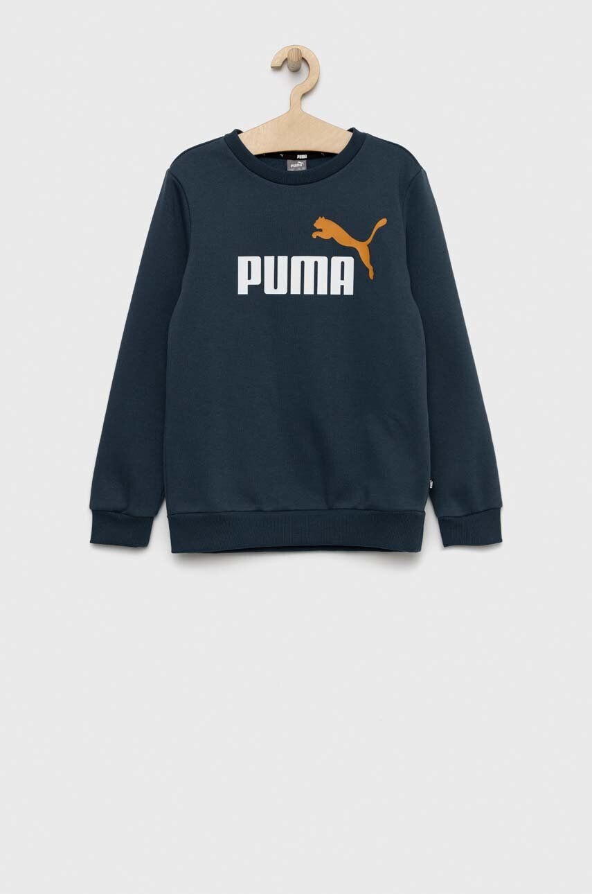 Puma Παιδική μπλούζα ESS+ 2 Col Big Logo Crew FL B - Pepit.gr