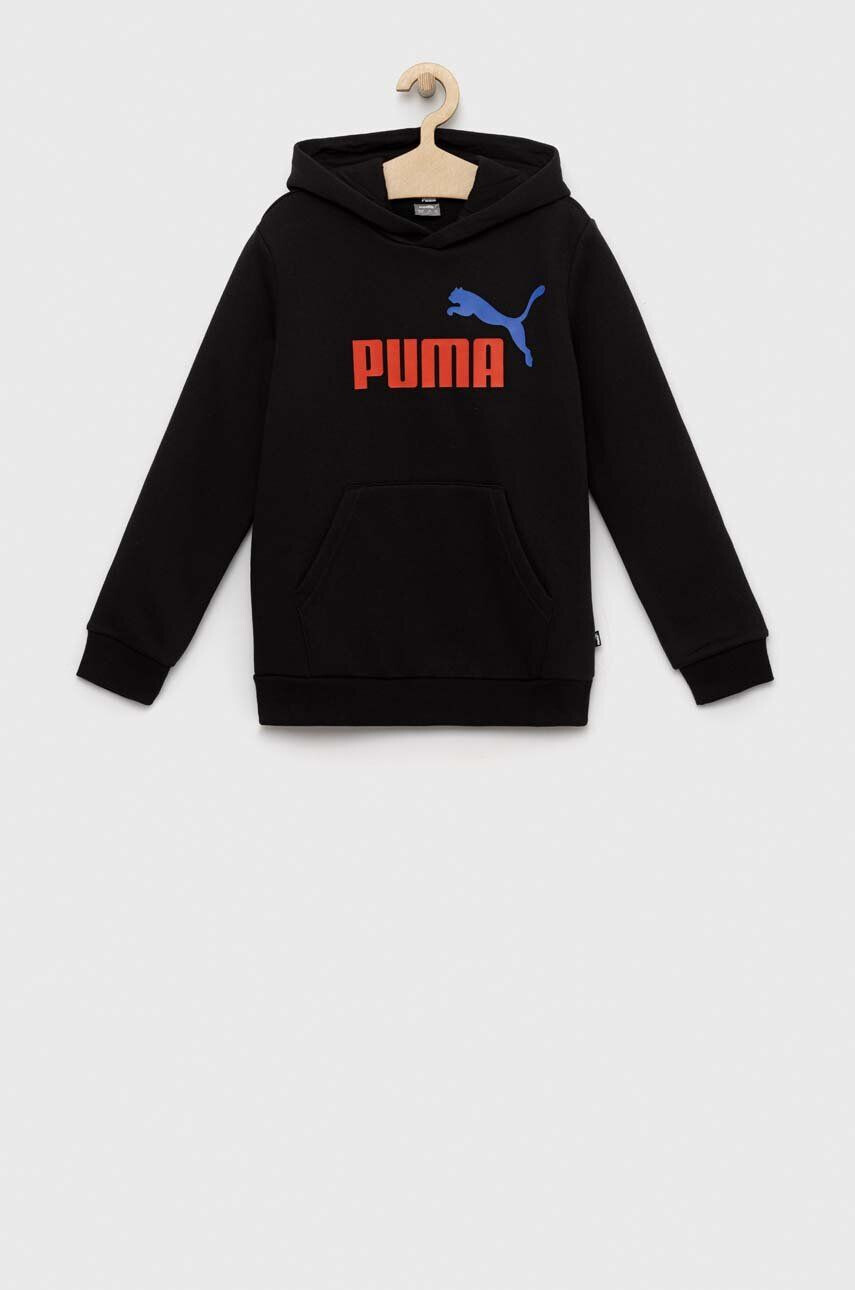 Puma Παιδική μπλούζα ESS+ 2 Col Big Logo Hoodie FL B - Pepit.gr