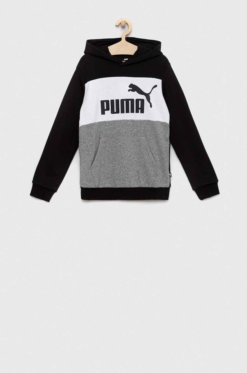 Puma Παιδική μπλούζα ESS Colorblock Hoodie TR B - Pepit.gr