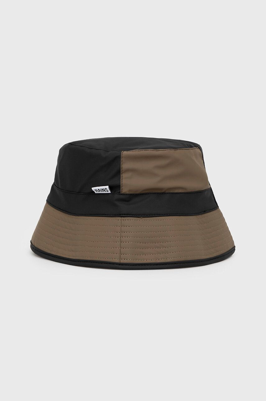 Rains Καπέλο 20010 Bucket Hat χρώμα: καφέ - Pepit.gr