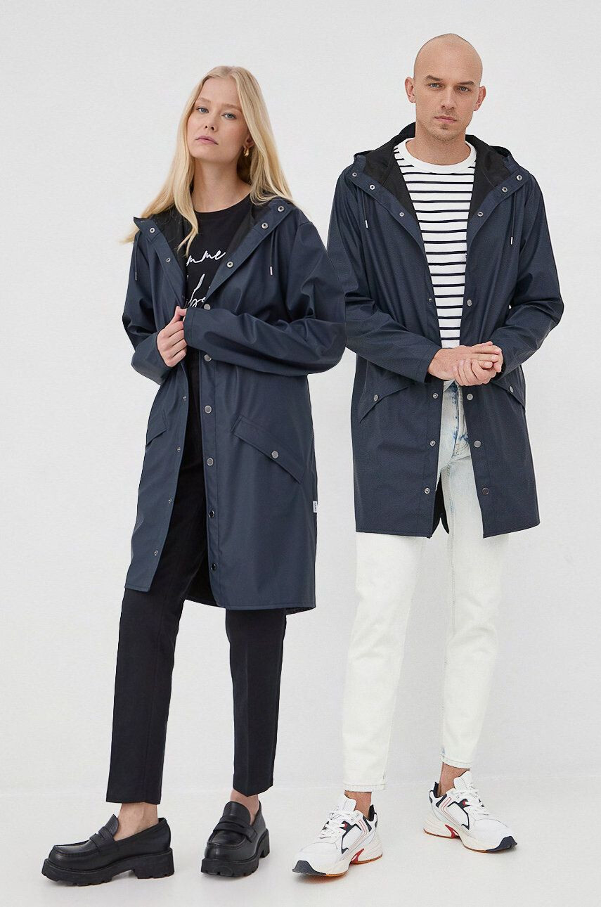 Rains Μπουφάν 12020 Long Jacket - Pepit.gr