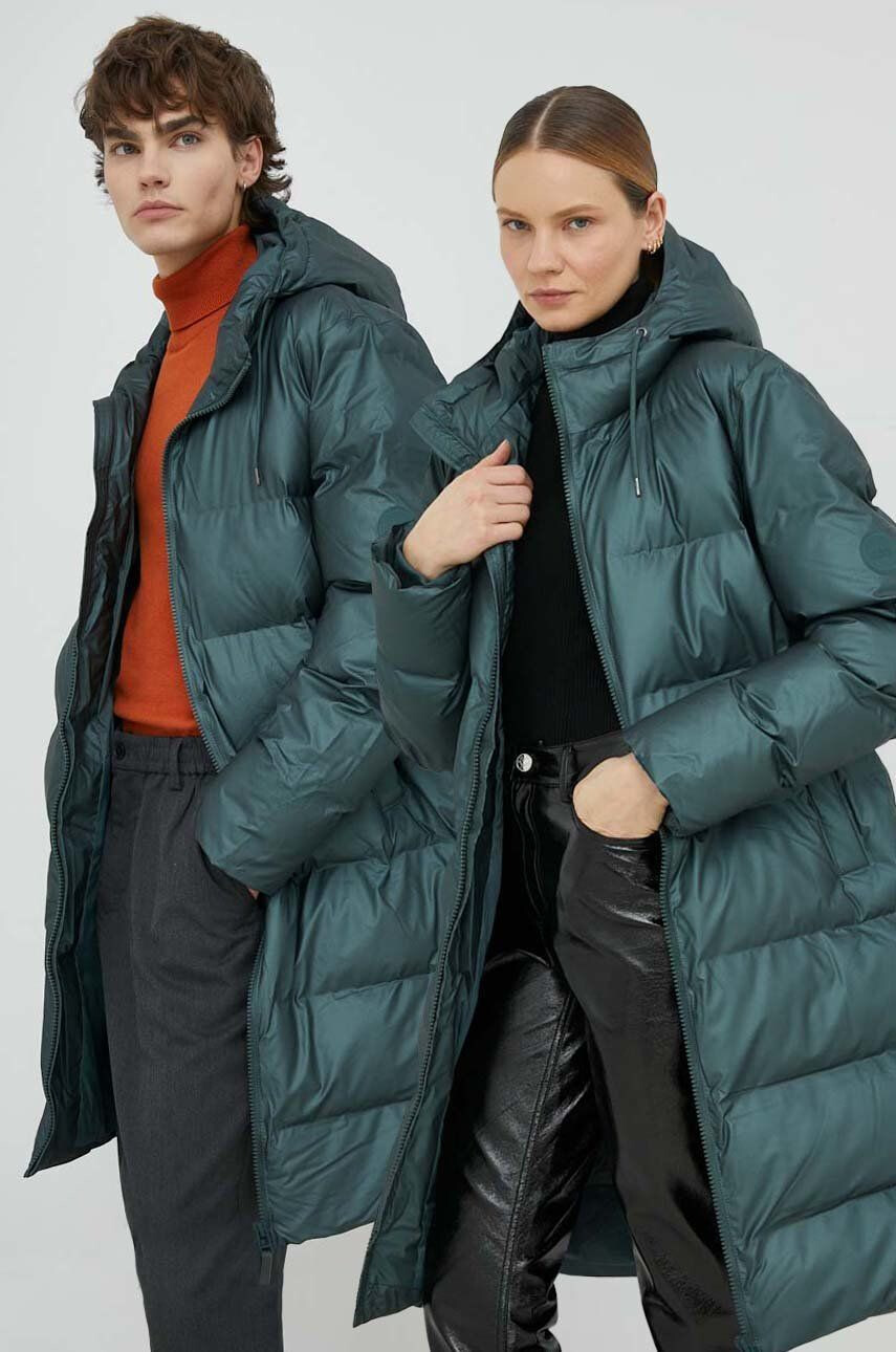 Rains Μπουφάν 15070 long puffer jacket - Pepit.gr