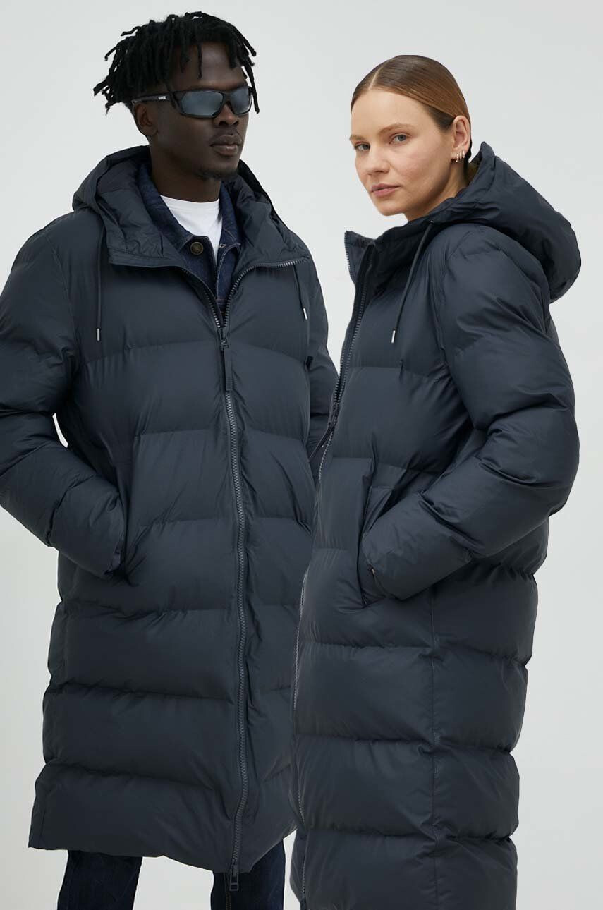 Rains Μπουφάν 15070 Long Puffer Jacket - Pepit.gr