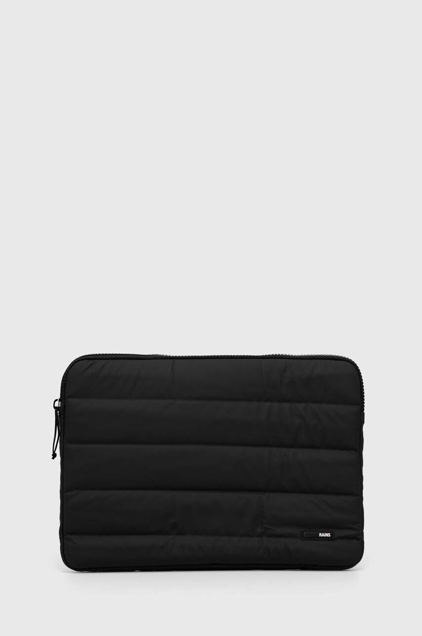 Rains Θήκη φορητού υπολογιστή 16750 Laptop Cover 15"/16" Quilted χρώμα: μαύρο - Pepit.gr