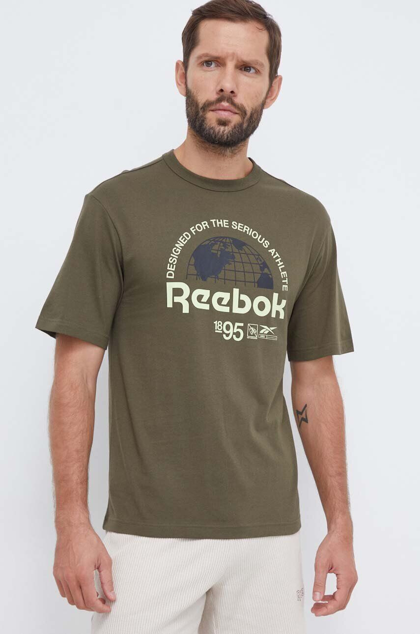 Reebok Βαμβακερό μπλουζάκι - Pepit.gr