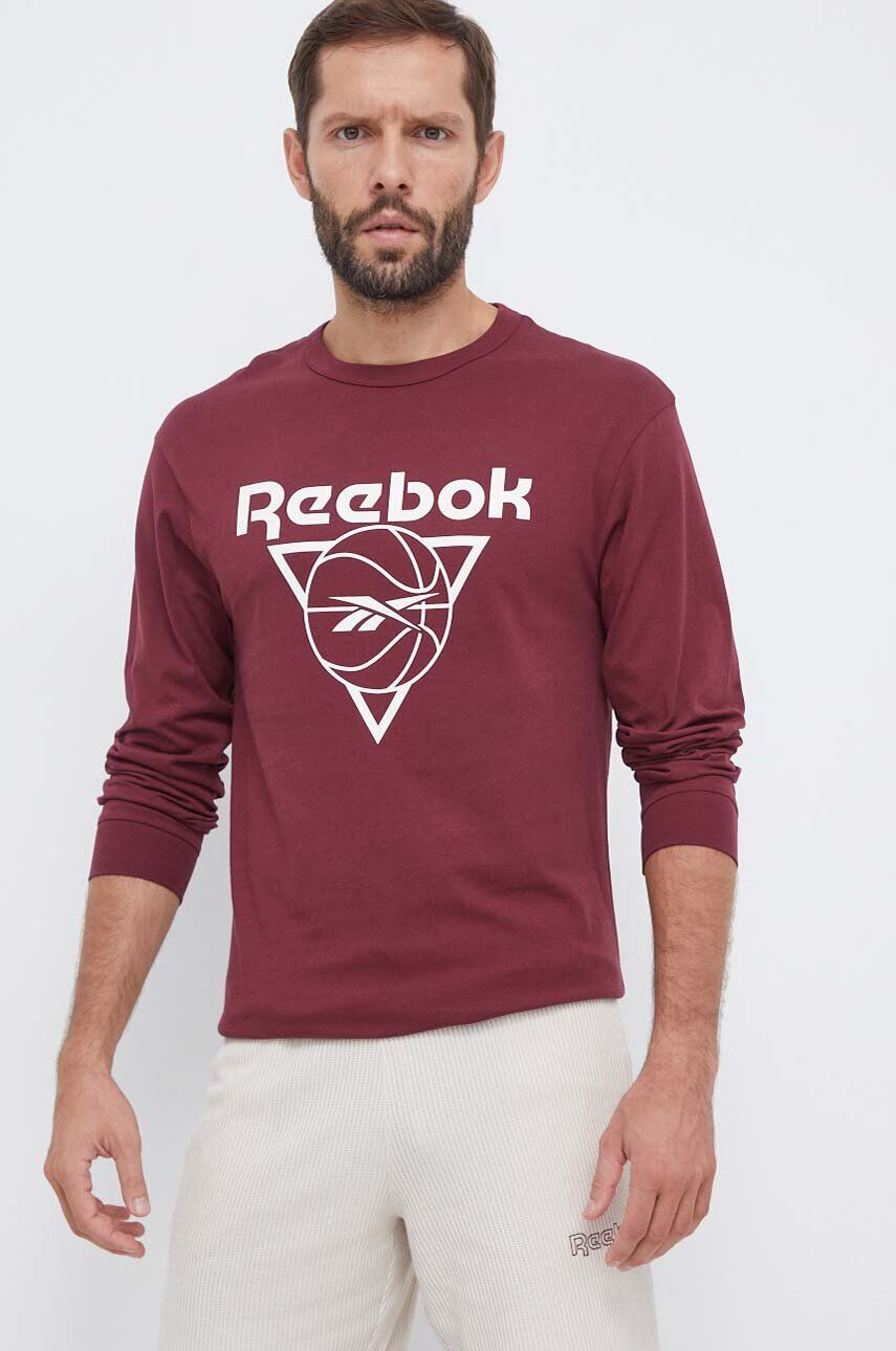 Reebok Classic Βαμβακερή μπλούζα με μακριά μανίκια Basketball - Pepit.gr