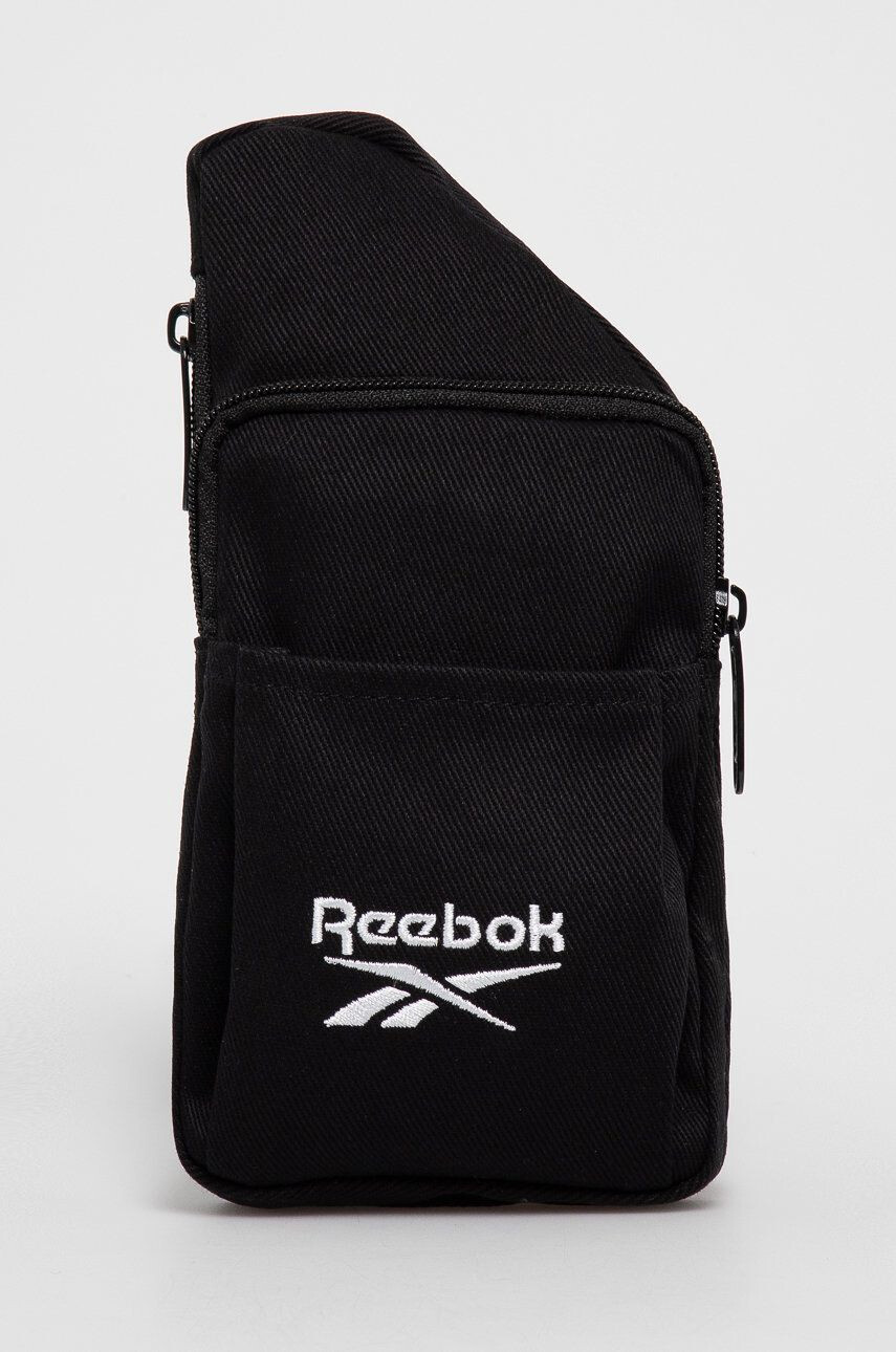 Reebok Classic Τσαντάκι χρώμα: μαύρο - Pepit.gr